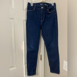 Super skinny high rise denim jeans - size 6